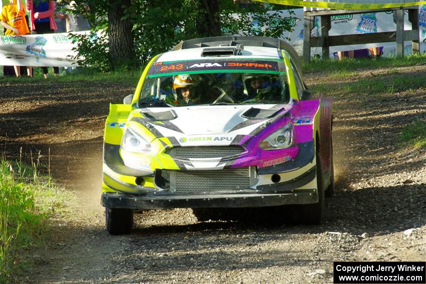 Patrick Gruszka / Florian Barral Mitsubishi Mirage RS on SS14, Soo Pass East I.