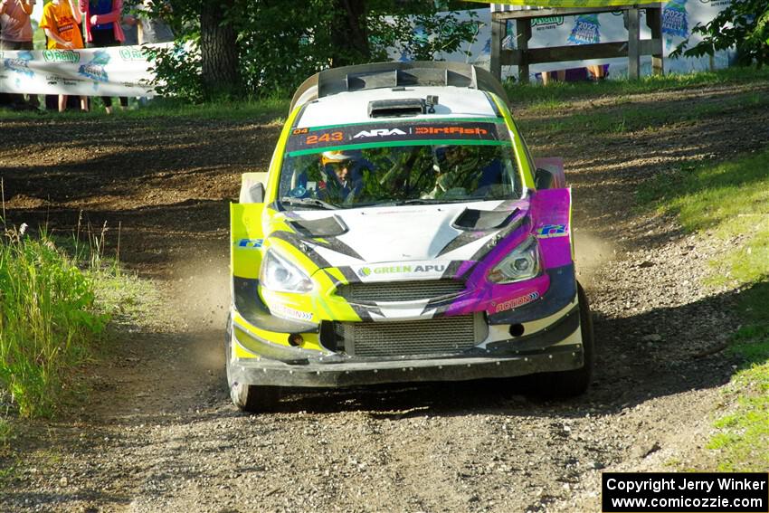 Patrick Gruszka / Florian Barral Mitsubishi Mirage RS on SS14, Soo Pass East I.