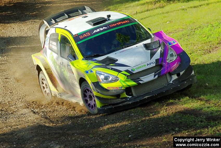 Patrick Gruszka / Florian Barral Mitsubishi Mirage RS on SS14, Soo Pass East I.