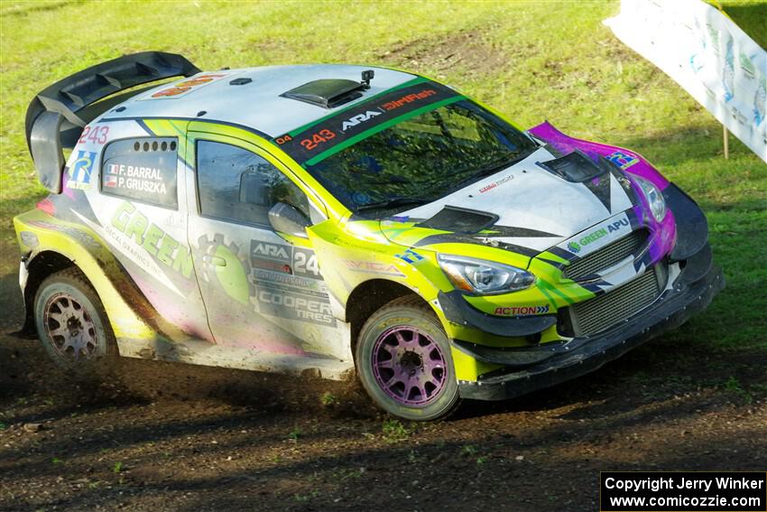 Patrick Gruszka / Florian Barral Mitsubishi Mirage RS on SS14, Soo Pass East I.