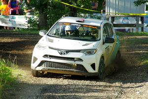 Alejandro Perusina / Andres Bautista Toyota RAV4 on SS14, Soo Pass East I.