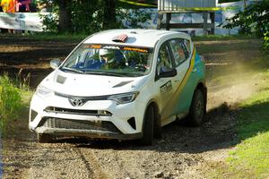 Alejandro Perusina / Andres Bautista Toyota RAV4 on SS14, Soo Pass East I.