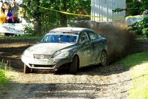 Michael Hooper / Claudia Barbera-Pullen Lexus IS350 on SS14, Soo Pass East I.