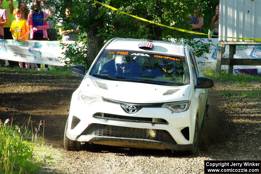 Alejandro Perusina / Andres Bautista Toyota RAV4 on SS14, Soo Pass East I.