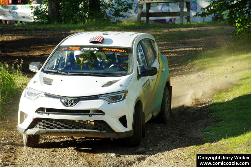 Alejandro Perusina / Andres Bautista Toyota RAV4 on SS14, Soo Pass East I.