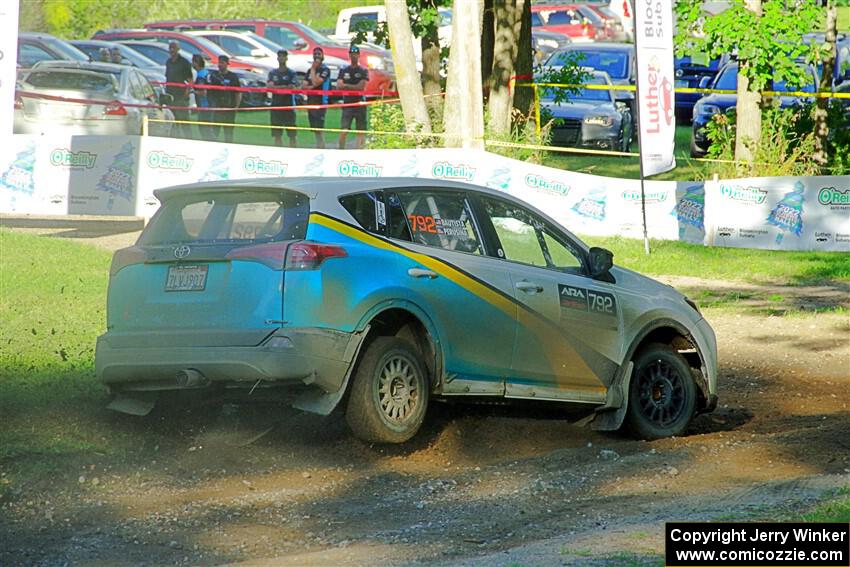 Alejandro Perusina / Andres Bautista Toyota RAV4 on SS14, Soo Pass East I.