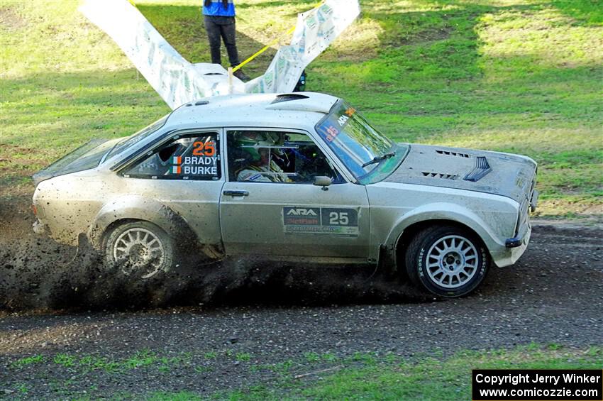 Seamus Burke / Martin Brady Ford Escort Mk II on SS14, Soo Pass East I.