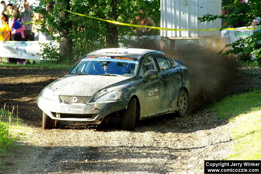 Michael Hooper / Claudia Barbera-Pullen Lexus IS350 on SS14, Soo Pass East I.