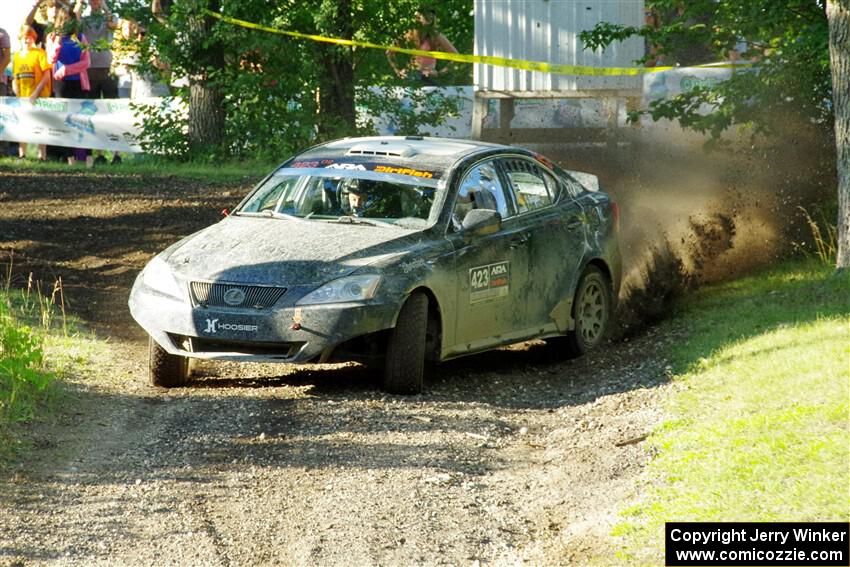 Michael Hooper / Claudia Barbera-Pullen Lexus IS350 on SS14, Soo Pass East I.