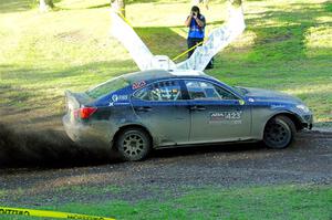 Michael Hooper / Claudia Barbera-Pullen Lexus IS350 on SS14, Soo Pass East I.