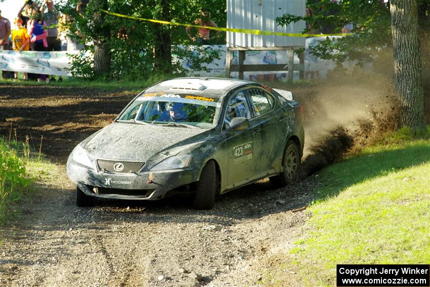 Michael Hooper / Claudia Barbera-Pullen Lexus IS350 on SS14, Soo Pass East I.