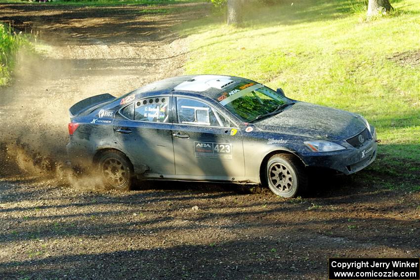 Michael Hooper / Claudia Barbera-Pullen Lexus IS350 on SS14, Soo Pass East I.