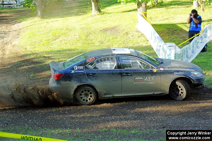 Michael Hooper / Claudia Barbera-Pullen Lexus IS350 on SS14, Soo Pass East I.