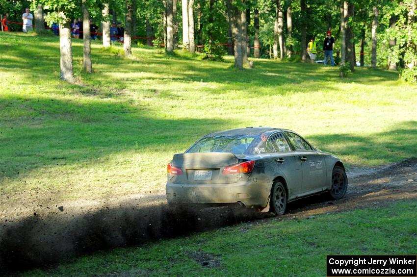 Michael Hooper / Claudia Barbera-Pullen Lexus IS350 on SS14, Soo Pass East I.