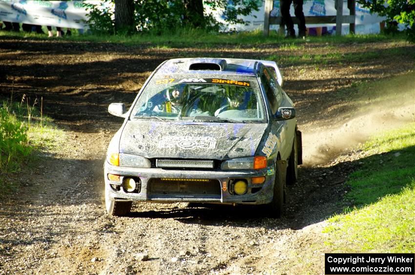 Jacob Despain / Michael Despain Subaru Impreza 2.5RS on SS14, Soo Pass East I.