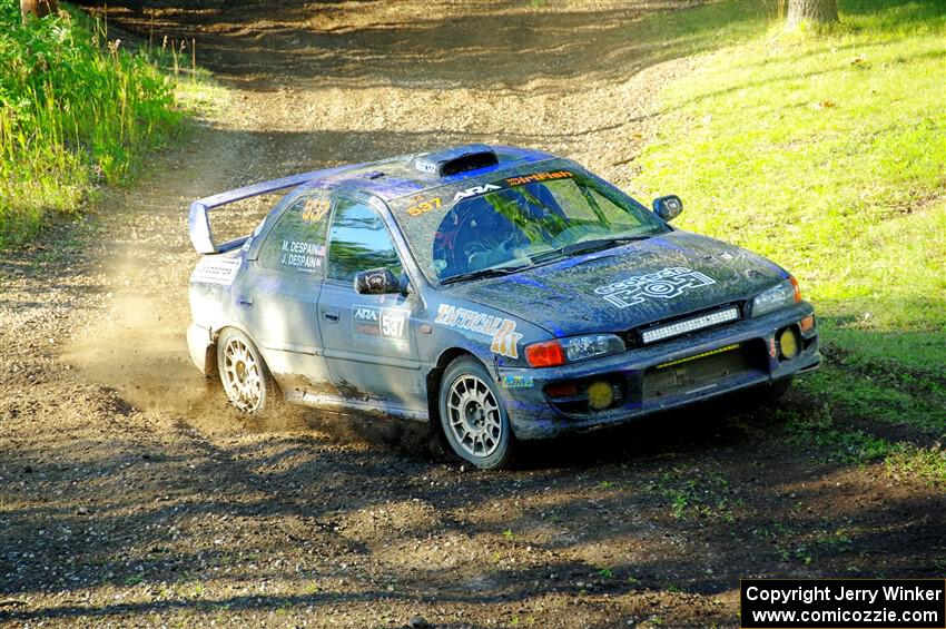 Jacob Despain / Michael Despain Subaru Impreza 2.5RS on SS14, Soo Pass East I.