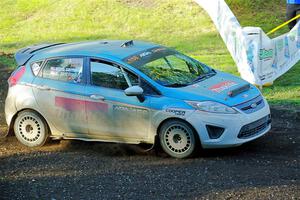 Spencer Sherman / Boyd Smith Ford Fiesta R2 on SS14, Soo Pass East I.