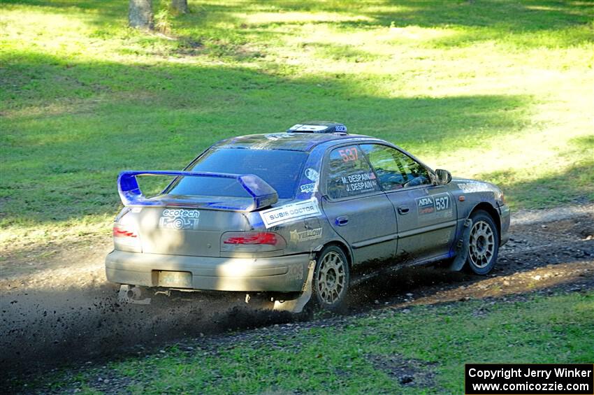 Jacob Despain / Michael Despain Subaru Impreza 2.5RS on SS14, Soo Pass East I.