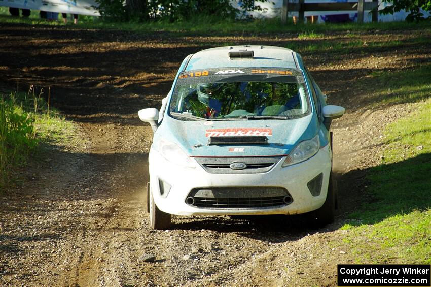 Spencer Sherman / Boyd Smith Ford Fiesta R2 on SS14, Soo Pass East I.