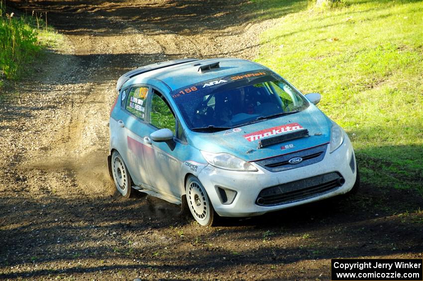 Spencer Sherman / Boyd Smith Ford Fiesta R2 on SS14, Soo Pass East I.