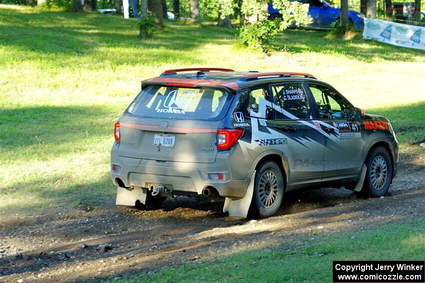 Chris Sladek / John Sharps Honda Passport on SS14, Soo Pass East I.