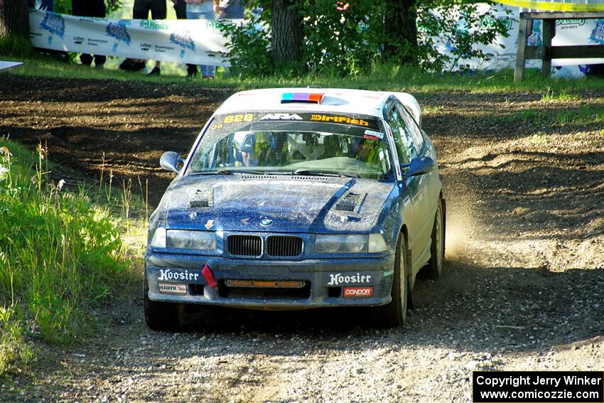 Ryan George / Heather Stieber-George BMW M3 on SS14, Soo Pass East I.