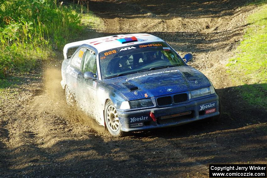 Ryan George / Heather Stieber-George BMW M3 on SS14, Soo Pass East I.