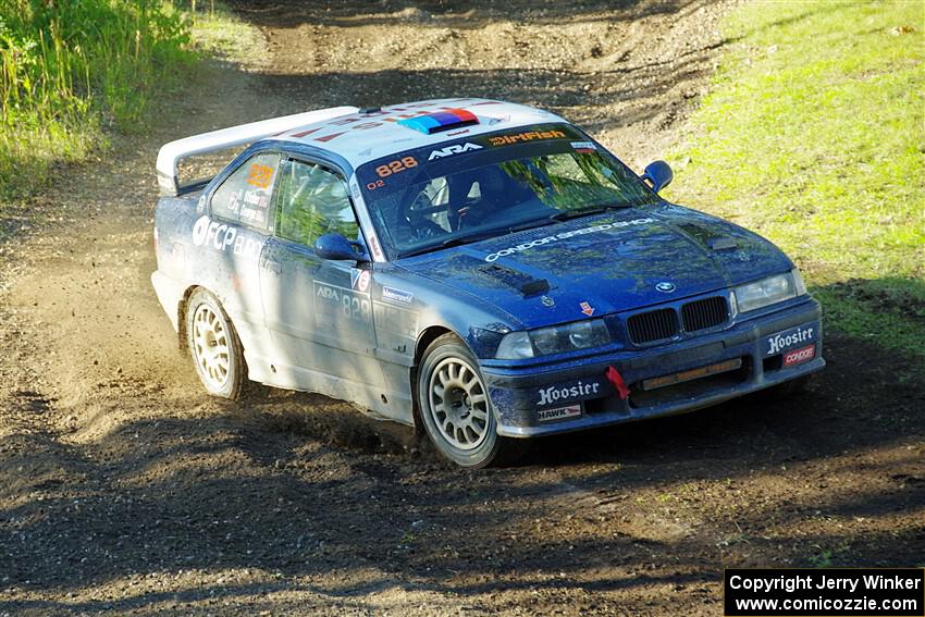 Ryan George / Heather Stieber-George BMW M3 on SS14, Soo Pass East I.