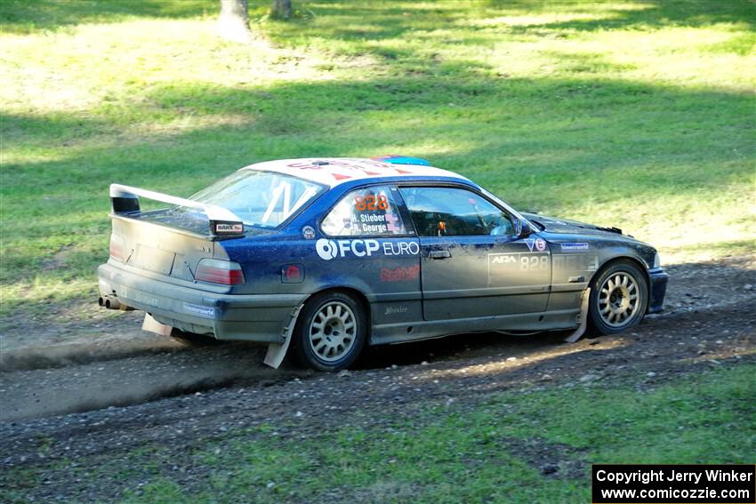 Ryan George / Heather Stieber-George BMW M3 on SS14, Soo Pass East I.