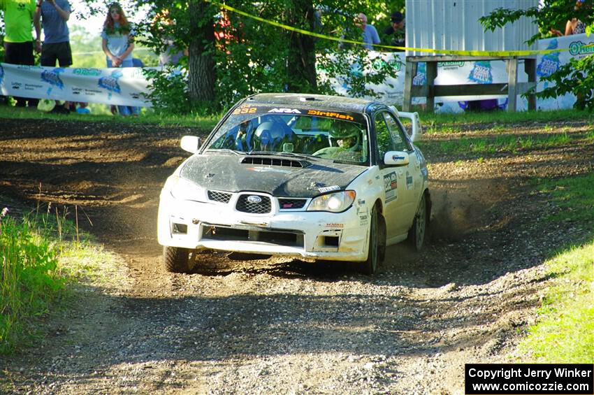 Mark Tabor / Kathryn Hansen Subaru WRX STi on SS14, Soo Pass East I.