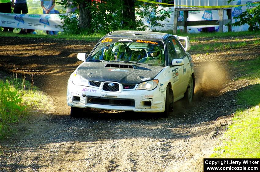 Mark Tabor / Kathryn Hansen Subaru WRX STi on SS14, Soo Pass East I.