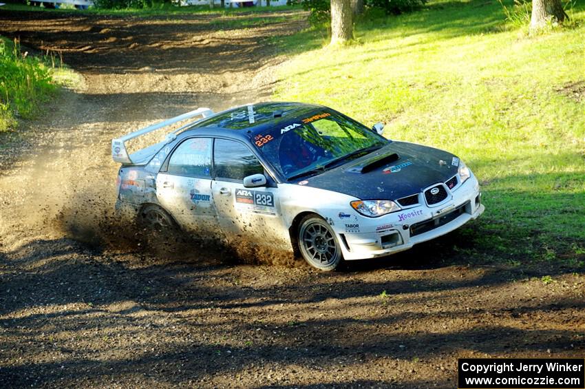 Mark Tabor / Kathryn Hansen Subaru WRX STi on SS14, Soo Pass East I.