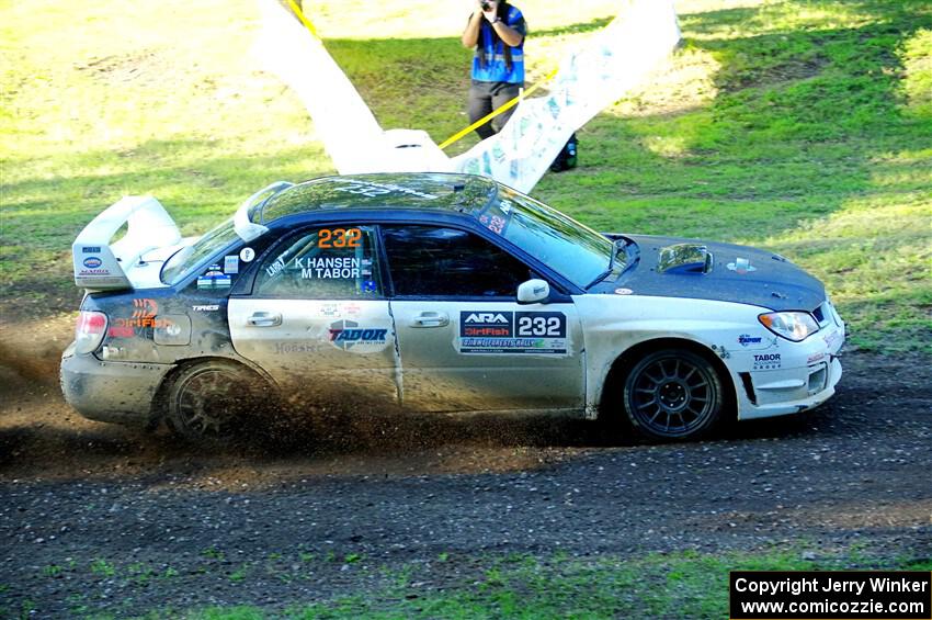 Mark Tabor / Kathryn Hansen Subaru WRX STi on SS14, Soo Pass East I.