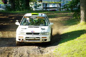 Jordon Haberer / Drew Staples Subaru Impreza on SS14, Soo Pass East I.