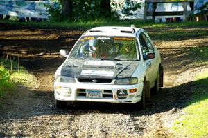 Aidan Hicks / John Hicks Subaru Impreza Wagon on SS14, Soo Pass East I.