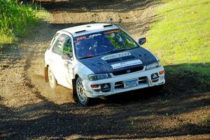 Aidan Hicks / John Hicks Subaru Impreza Wagon on SS14, Soo Pass East I.