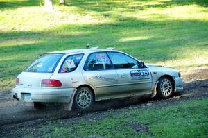 Aidan Hicks / John Hicks Subaru Impreza Wagon on SS14, Soo Pass East I.