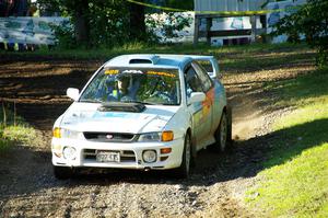 Tyler Matalas / Dustin Sharkozy Subaru Impreza LX on SS14, Soo Pass East I.