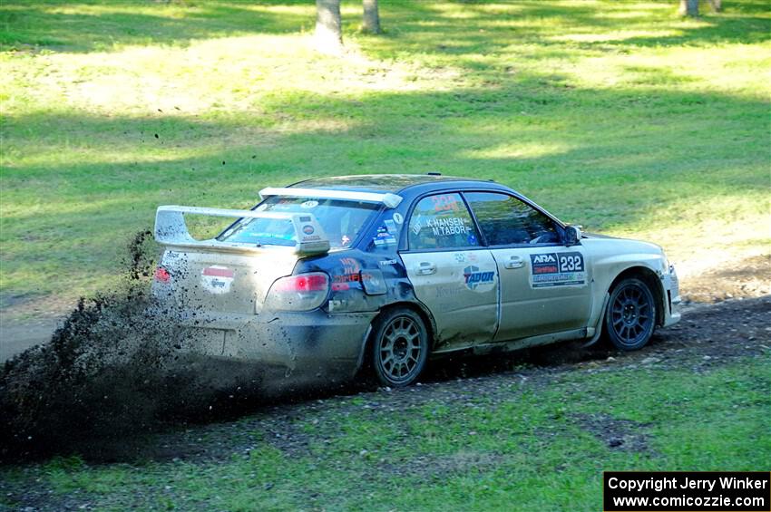 Mark Tabor / Kathryn Hansen Subaru WRX STi on SS14, Soo Pass East I.