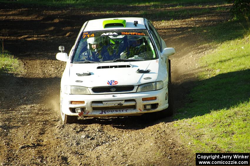 Jordon Haberer / Drew Staples Subaru Impreza on SS14, Soo Pass East I.