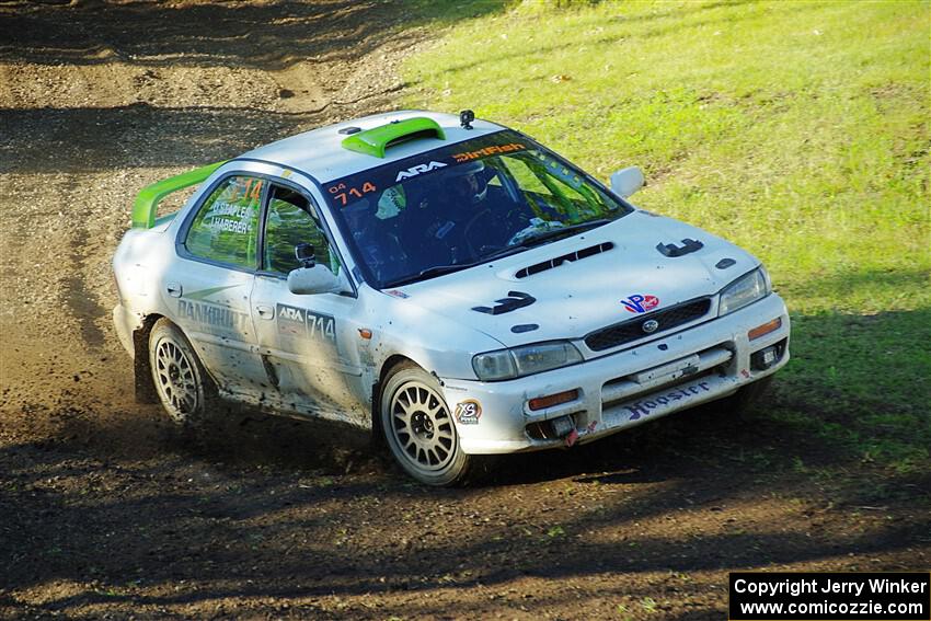 Jordon Haberer / Drew Staples Subaru Impreza on SS14, Soo Pass East I.