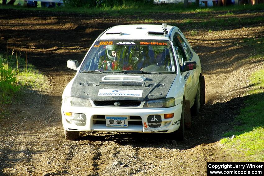 Aidan Hicks / John Hicks Subaru Impreza Wagon on SS14, Soo Pass East I.