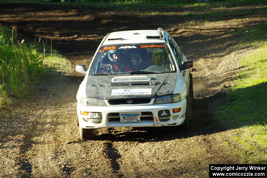 Aidan Hicks / John Hicks Subaru Impreza Wagon on SS14, Soo Pass East I.