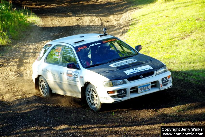 Aidan Hicks / John Hicks Subaru Impreza Wagon on SS14, Soo Pass East I.