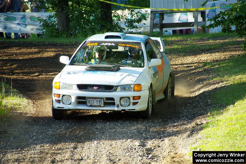 Tyler Matalas / Dustin Sharkozy Subaru Impreza LX on SS14, Soo Pass East I.