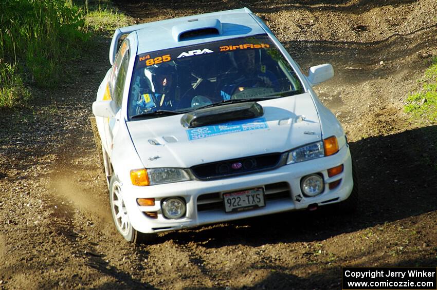 Tyler Matalas / Dustin Sharkozy Subaru Impreza LX on SS14, Soo Pass East I.