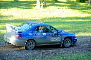 Kristen Tabor / Jan Tabor Subaru WRX on SS14, Soo Pass East I.