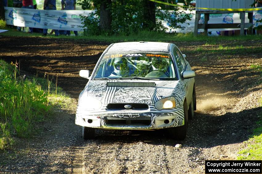 David Peretz / Brandon Panek Subaru Impreza 2.5RS on SS14, Soo Pass East I.