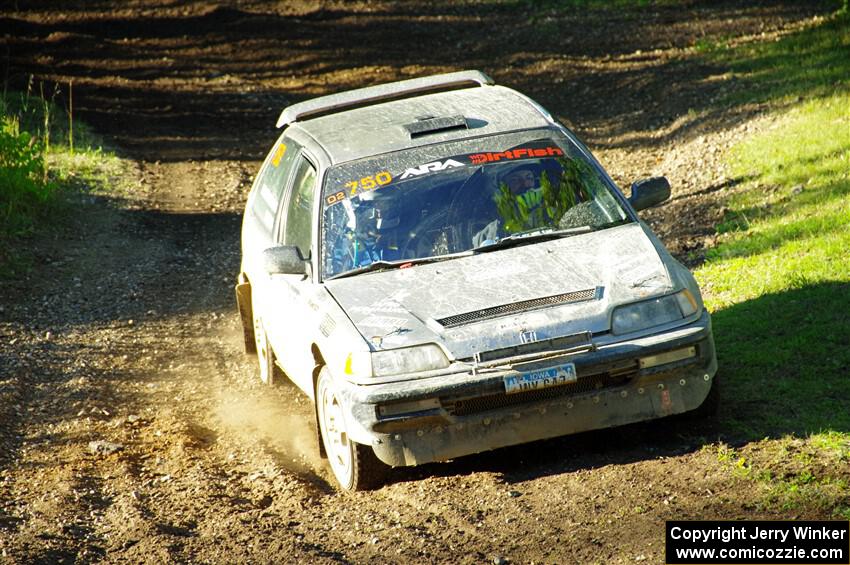 Nick Lyle / Kevin Dobrowolski Honda Civic Si on SS14, Soo Pass East I.