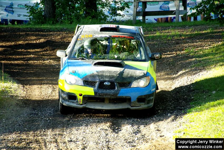 Colin Gleason / Quinn Trumbower Subaru Impreza 2.5RS on SS14, Soo Pass East I.